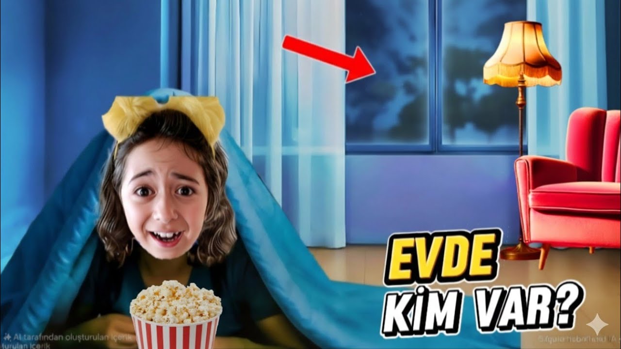 ESMA ANNESİYLE SİNEMA GECESİ YAPTI EVDEN GİZEMLİ SESLER DUYDU!!