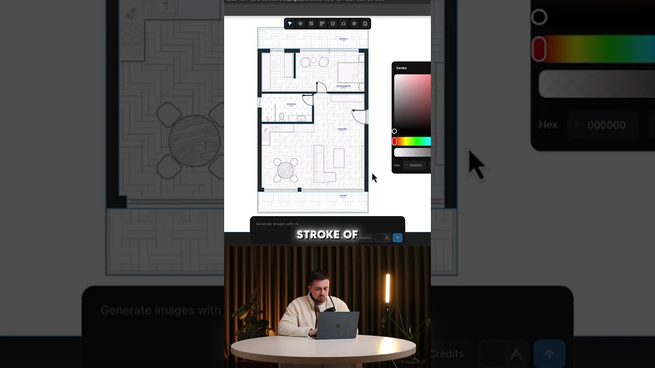 Draw 2D Floor Plans on the web