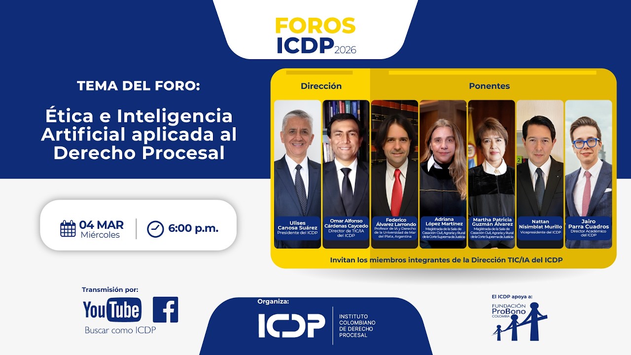 Ética e Inteligencia Artificial aplicada al Derecho Procesal