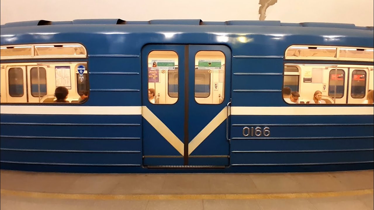 Поездка на 81-714.5П №0166 Технологический институт - Электросила (Линия 2)