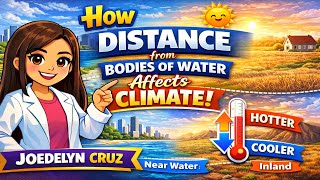 Distance From Bodies Of Water Affecting Climate 🌊 | Maritime Effect, Sea Breeze & Land Breeze