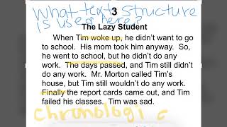 Chronological & Sequence Lesson