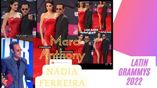Nadia Ferreira 👸2 lugar Miss Universo👑 y Marc Anthony en los Latin Grammy 2022 🏆🌃✨