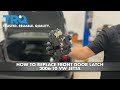 How To Replace Drivers Side Door Latch 2006-10 Volkswagen Jetta