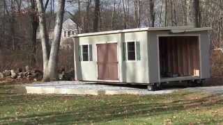 Waterloo Delivery Mule & Addison Garage Setup Waterloo Structures Garages Shed Mule Delivery