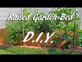 How I Built a Raised Garden Bed From Scratch - DIY Spring/Summer Project 🍅🌿🔨🥒 #diy