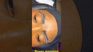 Brows mapping tutorial #pmuartist #pmubrows #browtutorial #learnmakeup