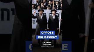 Thousands of Haredi settlers protest in Tel Aviv against mandatory military service