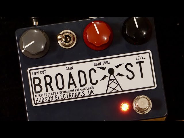 Hudson Broadcast Guitar Preamp - YouTube