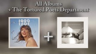 All Taylor Swift album covers with TTPD Style (The tortured poets department)