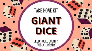 June Craft: Giant Dice