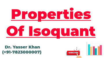 Properties Of Isoquant | Features Of Isoquant | Isoquant | Production Function | Microeconomics