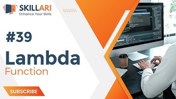 #39 - Lambda Function | Complete Data Science Course | Join Free Data Science Course | Skillari 2022