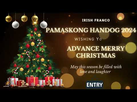 PAMASKONG HANDOG 2024 ENTRY #irishfranco #christmas #sharingmyblessings