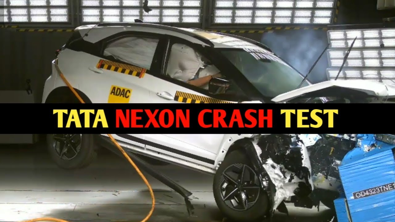New Tata Nexon 2024 Crash Test Video. Tata Nexon Global NCAP Ratings Video.