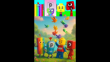 Sprunki-OC Blockie 72 X Alphabet P X Lego X Number Block 1 are playing in Dreamworld #sprunki
