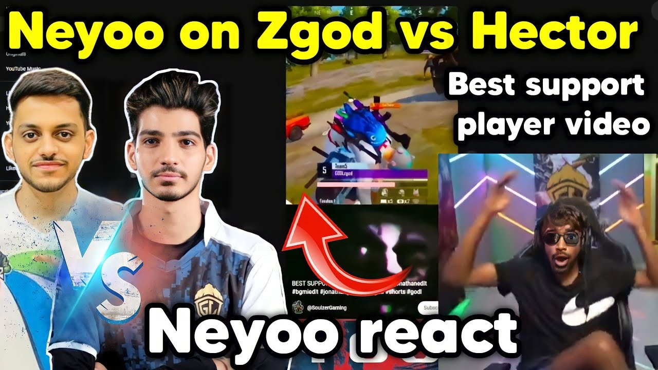 Neyoo live react on Zgod vs Hector best support player 🥵 Neyoo shocked 😳