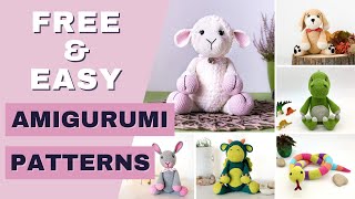 FREE Amigurumi patterns, Easy Amigurumi tutorials, How to crochet toys patterns, Amigurumi animals screenshot 5