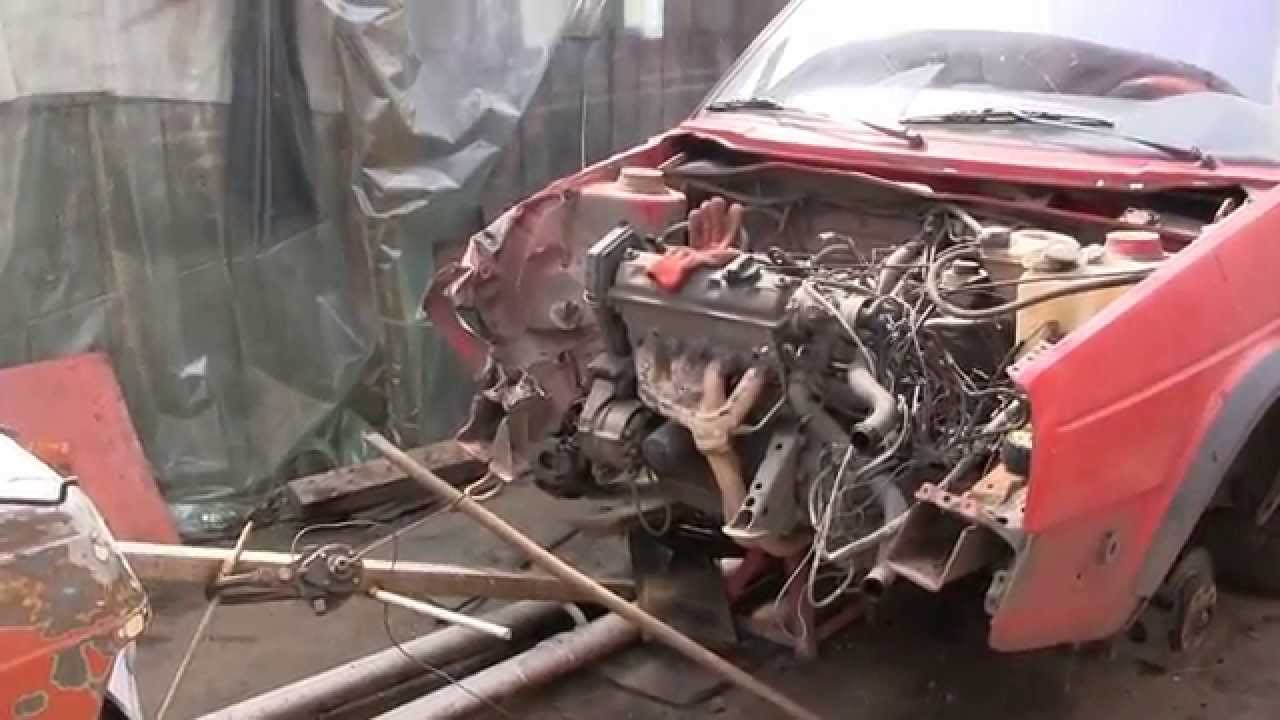 Golf 2 вытягиваем лонжерон видео 1 Golf 2 вытягиваем лонжерон видео 1