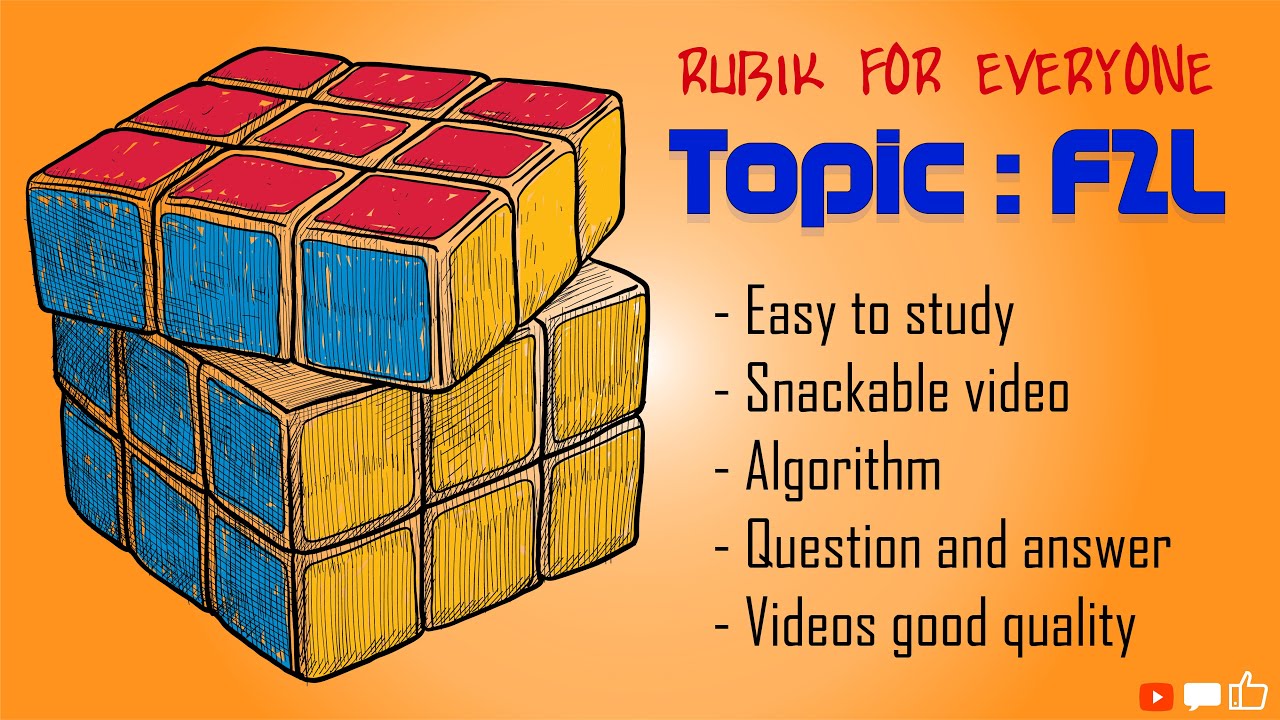 Chia sẻ kinh nghiệm giải F2L Rubik 3x3 và cách mình... - youtube