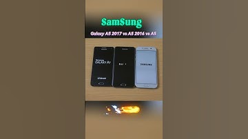 From 2015 to 2017 – How much faster did the Galaxy A5 get? ⚡ #TechThrowback#shorts