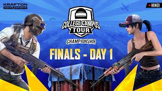 [Hindi] 2026 Krafton India Campus Tour Championship || FINALS Day 1 #BGMILIVE