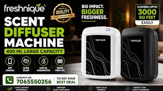 Freshnique Scent diffuser Machine 400 ml/ Aroma diffuser Machine/ fragrance oil diffuser machine