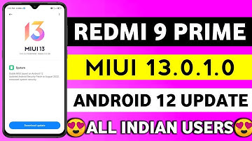 Redmi 9 Prime MIUI 13.0.1.0 Update | Redmi 9 Prime New Update | Redmi 9 Prime Update