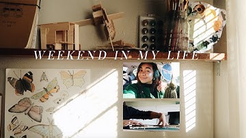 a chatty weekend in my life! architecture studio, meal prepping & best friend visits