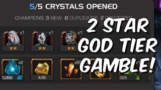 2 Star God Tier Gamble?! - Soft Spot Crystal Opening! - Marvel Contest Of Champions screenshot 1