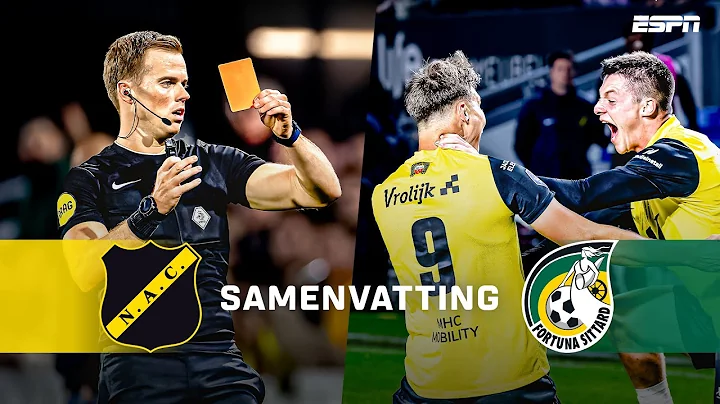 🟥 ROOD VOOR DE TRAINER en OPLUCHTING BIJ LATE GOAL | Samenvatting NAC Breda - Fortuna Sittard