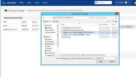 Op Center TechTips Firmware Manager