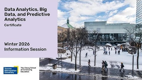 Data Analytics Winter 2026 Info Session