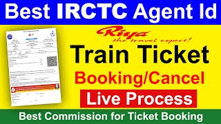 IRCTC Train Ticket Booking Process from IRCTC Agent ID || Riya Travel || Best Travel Portal 2024 screenshot 2