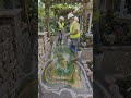 “From Dirty Garden to Luxury Epoxy Paradise 🌿✨ | Satisfying Transformation”#epoxyfloor#luxuryfloor