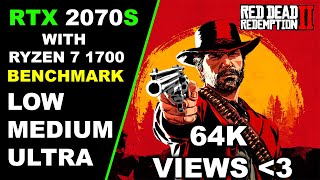 Red Dead Redemption 2 PC Benchmark RTX 2070 Super