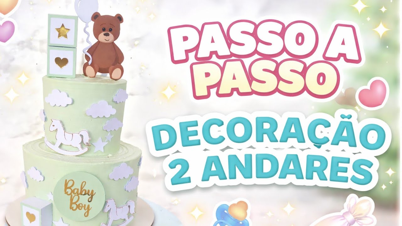 COMO FAZER BOLO DE ANIVERSÁRIO DE 2 ANDARES | Isso ninguém te conta!