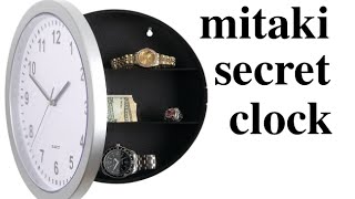 Celebrity Mitaki-japan Clock With Hidden Safe Wealth