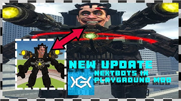 NEW UPDATE 5.0.0 Mecha Astro G-Man IN NEXTBOTS IN PLAYGROUND MOD #nextbots #skibiditoilet #gmod