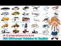 Types of Vehicles Quiz