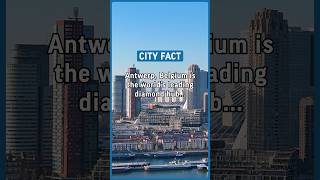 Antwerp, Belgium is the world’s leading diamond hub, where about 80% of rough diamonds are traded.