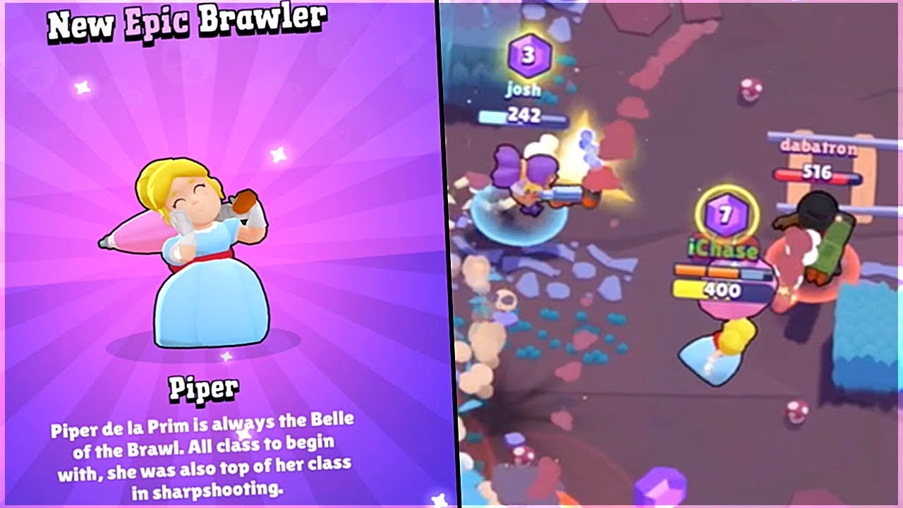 Brawl Stars - PIPER IS OP - First Piper Gameplay! - YouTube