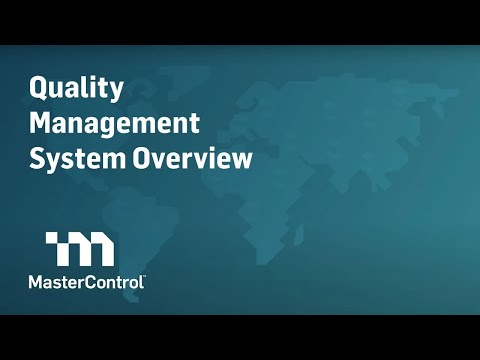 MasterControl Quality Management System (QMS) Demo