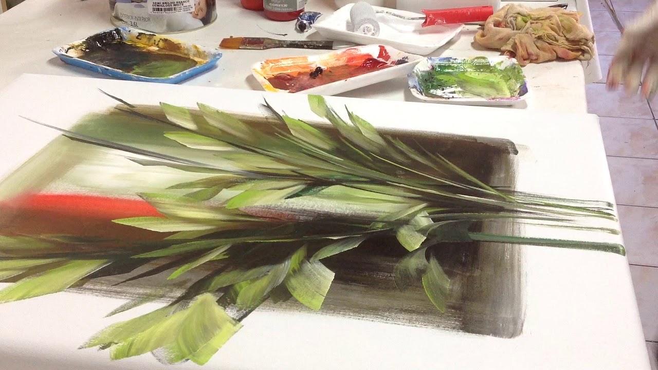 Pintura de Florais por Luiza Sartori