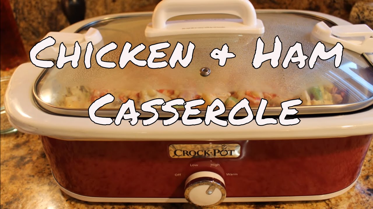 Creamy Chicken & Ham Crock Pot Casserole With Linda's Pantry YouTube