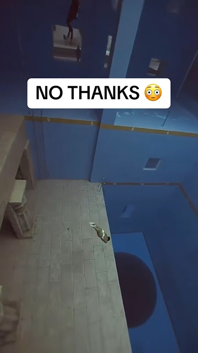 DEEPEST POOL EVER?! 😱😳
