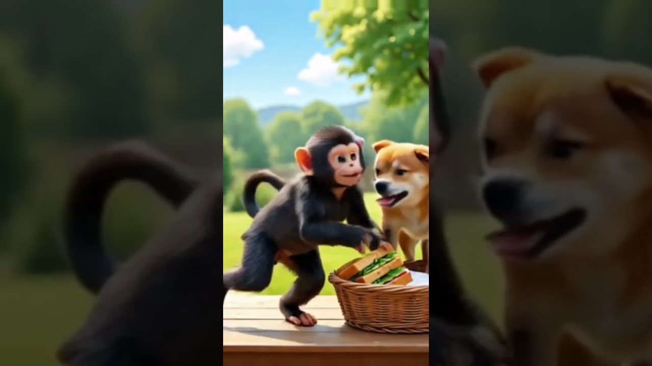 Never underestimate a monkey on a mission!"