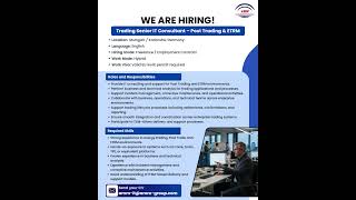 Exciting opportunity for an experienced Trading Senior IT Consultant to join a leading client