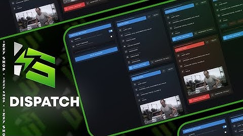 Izzy Dispatch | Most Advanced Dispatch System with Newest Features [ESX & QBCore & QBOX]