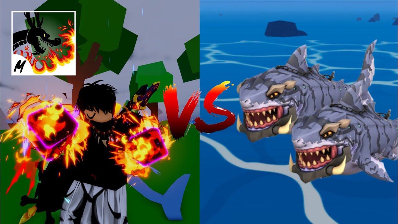 Dragon Talon🐲 VS 2 Terror Sharks in Blox Fruits